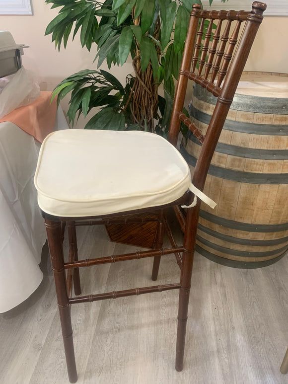 Bar Stool Fruitwood with Cushion