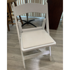 White Padded Resin Chair